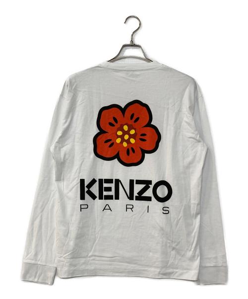 KENZO（ケンゾー）KENZO (ケンゾー) Boke Flower L/S Tee ホワイト サイズ:Sの古着・服飾アイテム