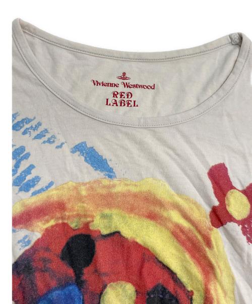 Vivienne Westwood RED LABEL（ヴィヴィアンウエストウッドレッドレーベル）Vivienne Westwood RED LABEL (ヴィヴィアンウエストウッドレッドレーベル) キッズモンスターL/S TEE ホワイト サイズ:2の古着・服飾アイテム