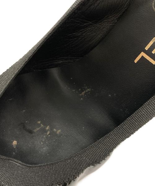 CHANEL（シャネル）CHANEL (シャネル) ココマーク刺繍エナメルパンプス ブラック サイズ:37 1/2の古着・服飾アイテム