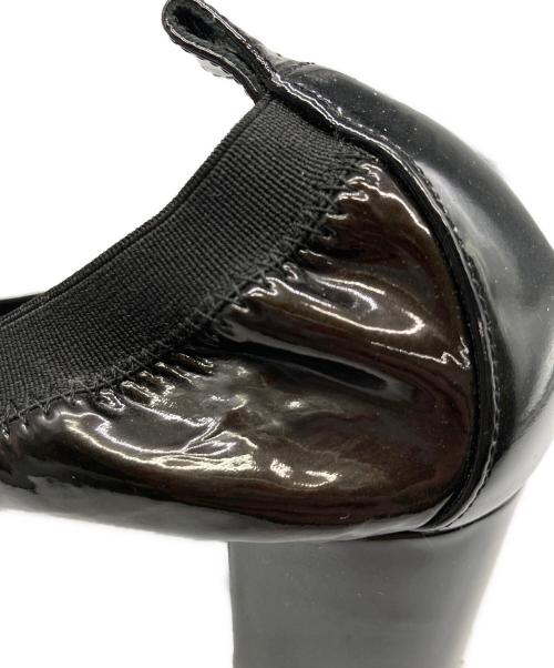 CHANEL（シャネル）CHANEL (シャネル) ココマーク刺繍エナメルパンプス ブラック サイズ:37 1/2の古着・服飾アイテム