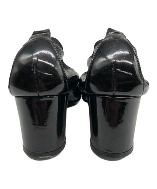 CHANEL（シャネル）CHANEL (シャネル) ココマーク刺繍エナメルパンプス ブラック サイズ:37 1/2の古着・服飾アイテム