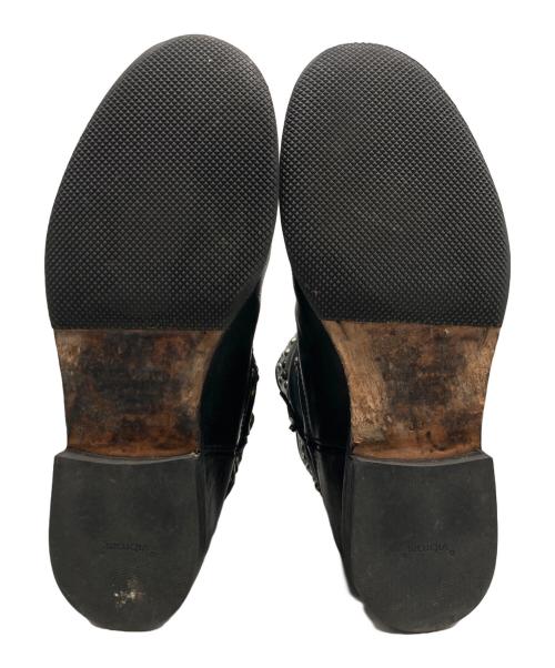 ISABEL MARANT（イザベルマラン）ISABEL MARANT (イザベルマラン) スタッズショートウェスタンブーツ ブラック サイズ:38の古着・服飾アイテム