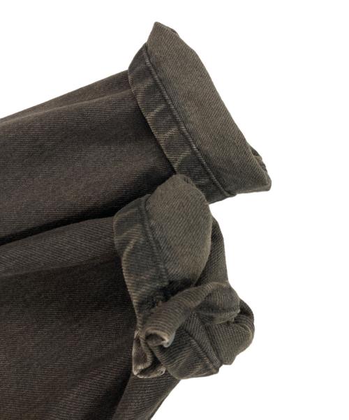 YEEZY SEASON6（イージーシーズン6）YEEZY SEASON6 (イージーシーズン6) YEEZY SEASON6 SAMPLE DENIM JACKET グレー サイズ:Lの古着・服飾アイテム