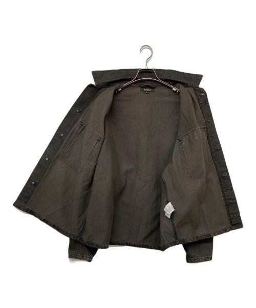 YEEZY SEASON6（イージーシーズン6）YEEZY SEASON6 (イージーシーズン6) YEEZY SEASON6 SAMPLE DENIM JACKET グレー サイズ:Lの古着・服飾アイテム