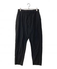 H BEAUTY&YOUTH（エイチ ビューティー&ユース）の古着「COTTON NYLON BALOON PANTS」｜ブラック