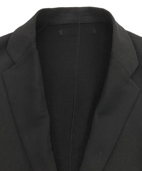 UNITED ARROWS & SONS（ユナイテッドアローズ アンド サンズ）UNITED ARROWS & SONS (ユナイテッドアローズ アンド サンズ) PE BUTTONLES JACKET / ボタンレスジャケット ブラック サイズ:Lの古着・服飾アイテム