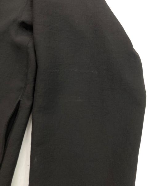 UNITED ARROWS & SONS（ユナイテッドアローズ アンド サンズ）UNITED ARROWS & SONS (ユナイテッドアローズ アンド サンズ) PE BUTTONLES JACKET / ボタンレスジャケット ブラック サイズ:Lの古着・服飾アイテム