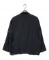 UNITED ARROWS & SONS (ユナイテッドアローズ アンド サンズ) PE BUTTONLES JACKET / ボタンレスジャケット ブラック サイズ:L：8000円