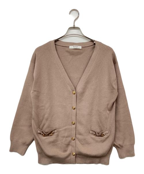 HER LIP TO（ハーリップトゥ）HER LIP TO (ハーリップトゥ) Clemence Knit Dress Set / アンサンブルニット ピンク サイズ:Sの古着・服飾アイテム