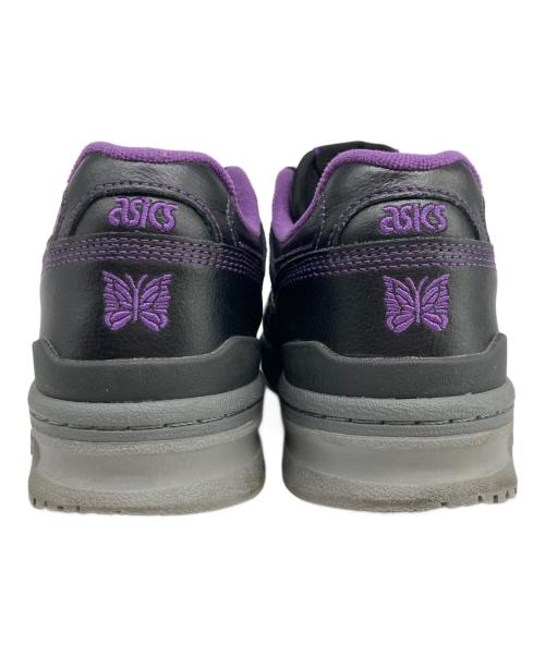 asics（アシックス）asics (アシックス) Needles (ニードルズ) EX89 ローカットスニーカー ブラック×パープル サイズ:26.5の古着・服飾アイテム