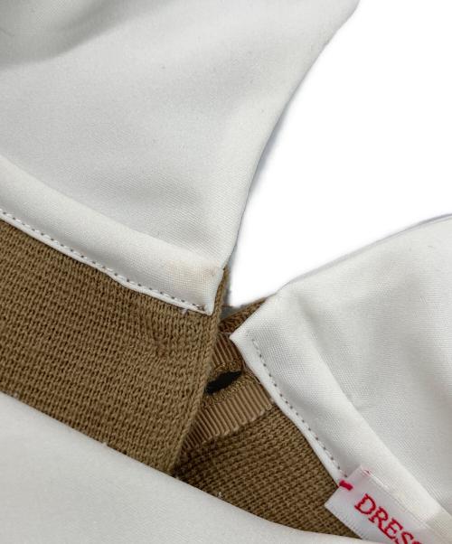 DRESSTERIOR（ドレステリア）DRESSTERIOR (ドレステリア) バックフェイクパールニットワンピース ベージュ サイズ:38の古着・服飾アイテム