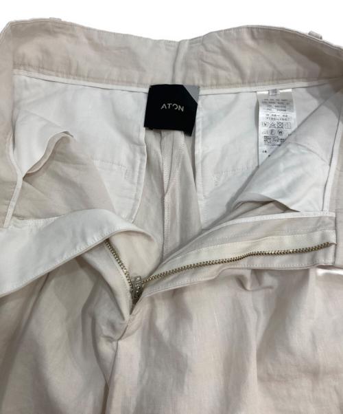ATON（エイトン）ATON (エイトン) ハーススラックス ホワイト サイズ:01の古着・服飾アイテム