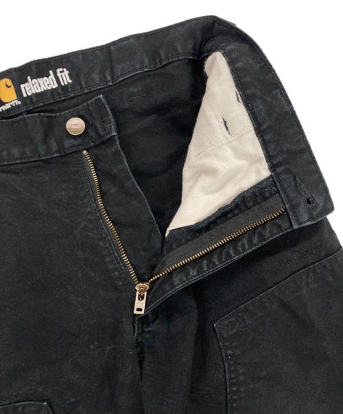 CarHartt（カーハート）CarHartt (カーハート) ダブルニーパンツ ブラック サイズ:32×34の古着・服飾アイテム