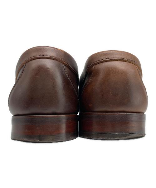 POLO RALPH LAUREN（ポロ・ラルフローレン）POLO RALPH LAUREN (ポロ・ラルフローレン) シングルモンクストラップローファー ブラウン サイズ:6 1/2の古着・服飾アイテム