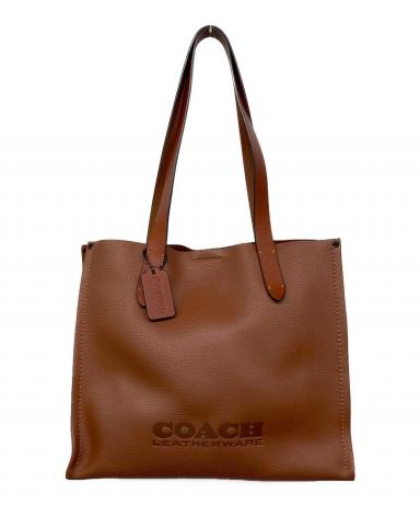 中古・古着通販】COACH (コーチ) リレートート34 ブラウン｜ブランド