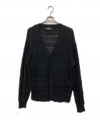UNUSEDアンユーズド）の古着「7G cardigan / カーディガン」｜ブラック