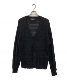 UNUSED（アンユーズド）の古着「7G cardigan / カーディガン」｜ブラック