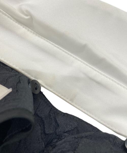 Demi-Luxe Beams（デミルクス ビームス）Demi-Luxe Beams (デミルクス ビームス) フクレ織りジャカード アタッチドカラー ブラウス ブラック サイズ:36の古着・服飾アイテム