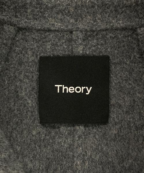theory（セオリー）theory (セオリー) Sileena New Divide Blazer / カシミヤ ウールミックスフェルトジャケット グレー サイズ:Pの古着・服飾アイテム
