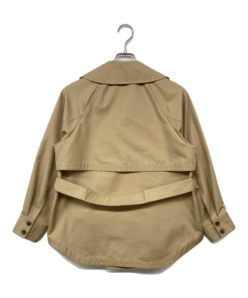 PLST（プラステ）PLST (プラステ) リラクシーショートトレンチコート ベージュ サイズ:Sの古着・服飾アイテム