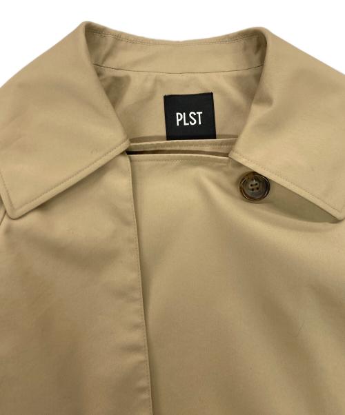PLST（プラステ）PLST (プラステ) リラクシーショートトレンチコート ベージュ サイズ:Sの古着・服飾アイテム