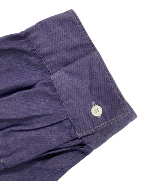 COMOLI（コモリ）COMOLI (コモリ) open collar shirt / オープン カラー シャツ ブルー サイズ:2の古着・服飾アイテム