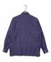 COMOLI (コモリ) open collar shirt / オープン カラー シャツ ブルー サイズ:2：8000円