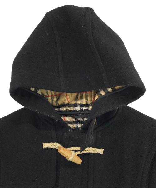BURBERRY（バーバリー）BURBERRY (バーバリー) 裏ノバチェックダッフルコート ブラック サイズ:160㎝の古着・服飾アイテム