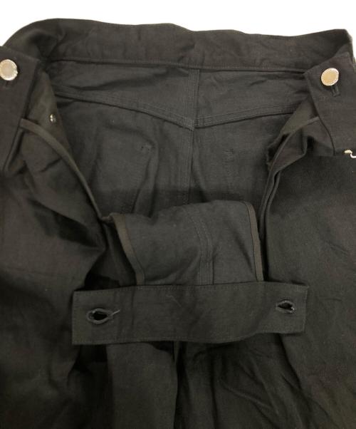 JOHN LAWRENCE SULLIVAN（ジョン ローレンス サリバン）JOHN LAWRENCE SULLIVAN (ジョン ローレンス サリバン) RIGID DENIM WIDE PANTS / リジッドデニムワイドパンツ ブラック サイズ:Sの古着・服飾アイテム