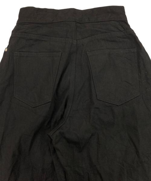 JOHN LAWRENCE SULLIVAN（ジョン ローレンス サリバン）JOHN LAWRENCE SULLIVAN (ジョン ローレンス サリバン) RIGID DENIM WIDE PANTS / リジッドデニムワイドパンツ ブラック サイズ:Sの古着・服飾アイテム