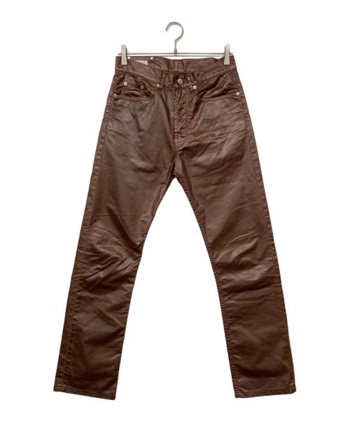 DRIES VAN NOTEN（ドリスヴァンノッテン）DRIES VAN NOTEN (ドリスヴァンノッテン) ポリウレタンコーティングパンツ ブラウン サイズ:W29の古着・服飾アイテム