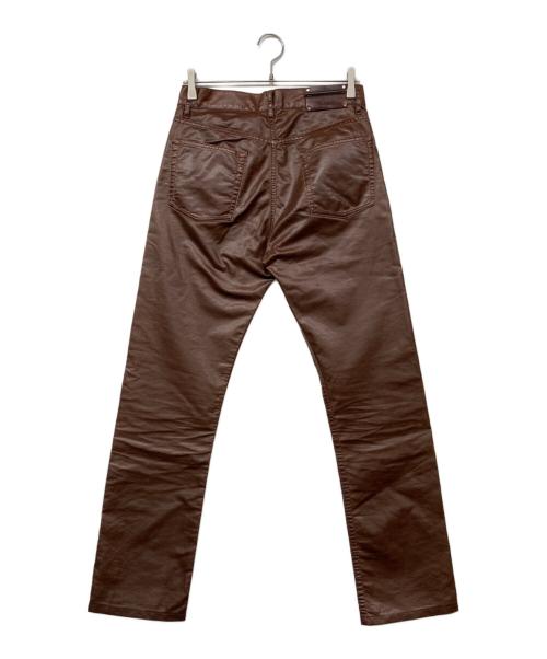 DRIES VAN NOTEN（ドリスヴァンノッテン）DRIES VAN NOTEN (ドリスヴァンノッテン) ポリウレタンコーティングパンツ ブラウン サイズ:W29の古着・服飾アイテム