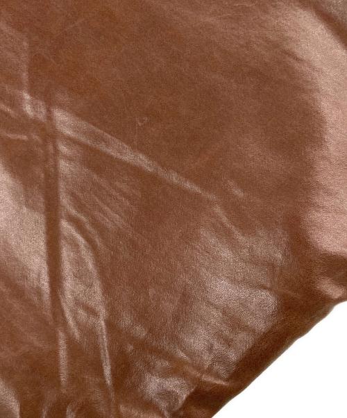 DRIES VAN NOTEN（ドリスヴァンノッテン）DRIES VAN NOTEN (ドリスヴァンノッテン) ポリウレタンコーティングパンツ ブラウン サイズ:W29の古着・服飾アイテム