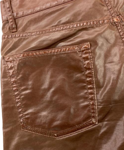 DRIES VAN NOTEN（ドリスヴァンノッテン）DRIES VAN NOTEN (ドリスヴァンノッテン) ポリウレタンコーティングパンツ ブラウン サイズ:W29の古着・服飾アイテム