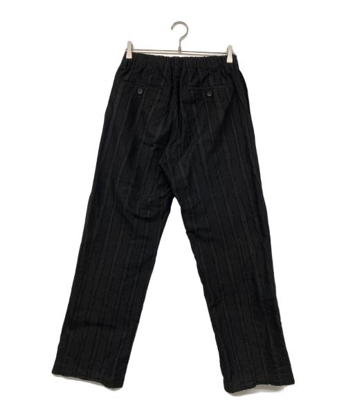 ISSEY MIYAKE MEN（イッセイミヤケメン）ISSEY MIYAKE MEN (イッセイミヤケメン) DYEING CUT JACQUARD PANTS/ダイイング カット ジャカード パンツ ブラック サイズ:1の古着・服飾アイテム