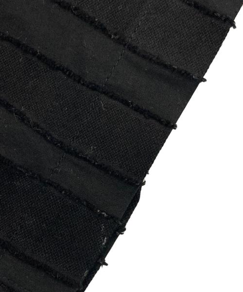ISSEY MIYAKE MEN（イッセイミヤケメン）ISSEY MIYAKE MEN (イッセイミヤケメン) DYEING CUT JACQUARD PANTS/ダイイング カット ジャカード パンツ ブラック サイズ:1の古着・服飾アイテム