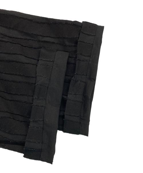 ISSEY MIYAKE MEN（イッセイミヤケメン）ISSEY MIYAKE MEN (イッセイミヤケメン) DYEING CUT JACQUARD PANTS/ダイイング カット ジャカード パンツ ブラック サイズ:1の古着・服飾アイテム