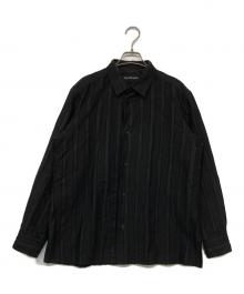 ISSEY MIYAKE MEN（イッセイミヤケメン）の古着「DYEING CUT JACQUARD SHIRT」｜ブラック