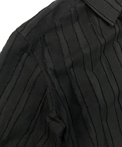 ISSEY MIYAKE MEN（イッセイミヤケメン）ISSEY MIYAKE MEN (イッセイミヤケメン) DYEING CUT JACQUARD SHIRT ブラック サイズ:2の古着・服飾アイテム