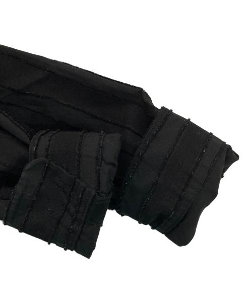 ISSEY MIYAKE MEN（イッセイミヤケメン）ISSEY MIYAKE MEN (イッセイミヤケメン) DYEING CUT JACQUARD SHIRT ブラック サイズ:2の古着・服飾アイテム