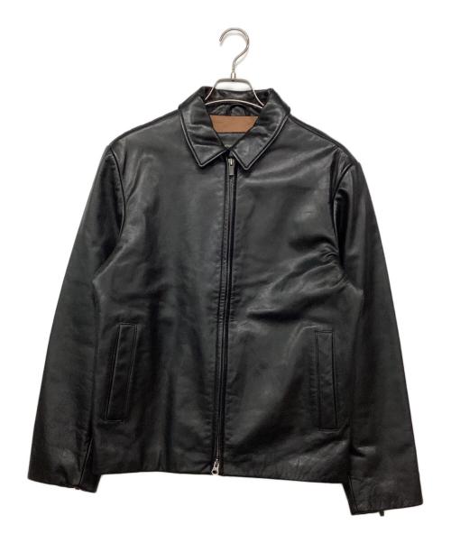 BANANA REPUBLIC（バナナリパブリック）BANANA REPUBLIC (バナナリパブリック) 00's シングルレザーライダースジャケット ブラック サイズ:Sの古着・服飾アイテム