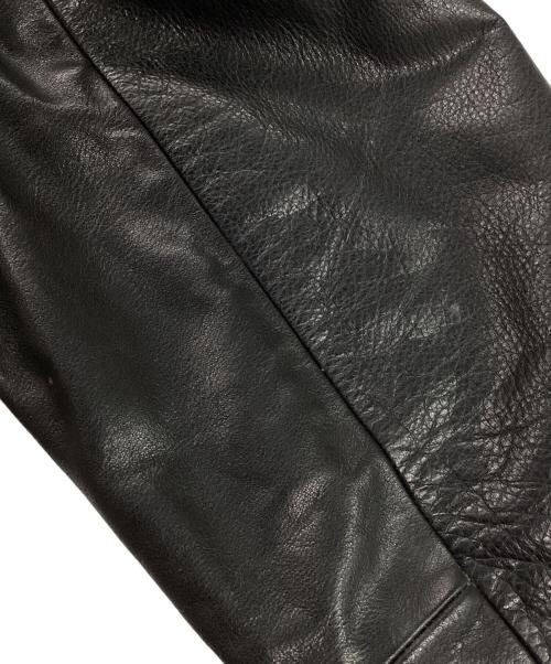 BANANA REPUBLIC（バナナリパブリック）BANANA REPUBLIC (バナナリパブリック) 00's シングルレザーライダースジャケット ブラック サイズ:Sの古着・服飾アイテム