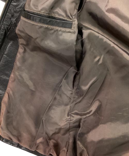 BANANA REPUBLIC（バナナリパブリック）BANANA REPUBLIC (バナナリパブリック) 00's シングルレザーライダースジャケット ブラック サイズ:Sの古着・服飾アイテム