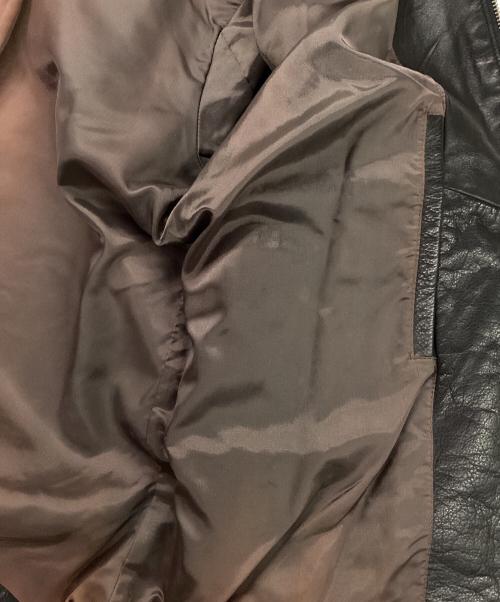 BANANA REPUBLIC（バナナリパブリック）BANANA REPUBLIC (バナナリパブリック) 00's シングルレザーライダースジャケット ブラック サイズ:Sの古着・服飾アイテム