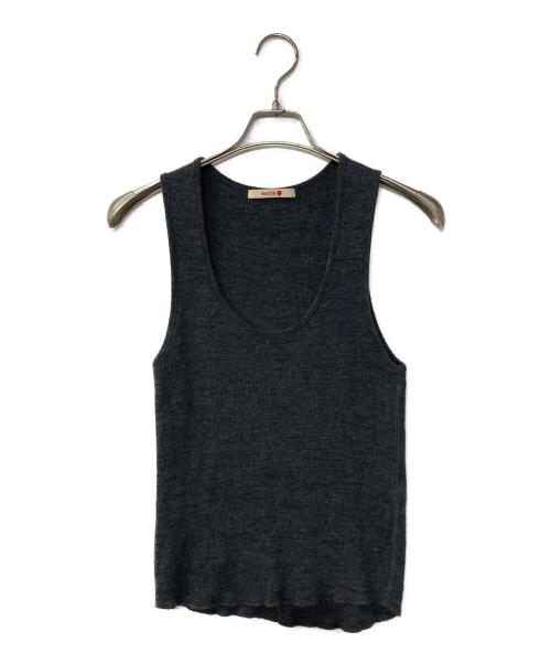 BACCA（バッカ）BACCA (バッカ) ウールワッフル ジャージータンクトップ グレー サイズ:Sの古着・服飾アイテム