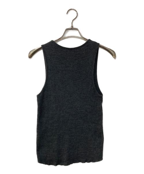 BACCA（バッカ）BACCA (バッカ) ウールワッフル ジャージータンクトップ グレー サイズ:Sの古着・服飾アイテム