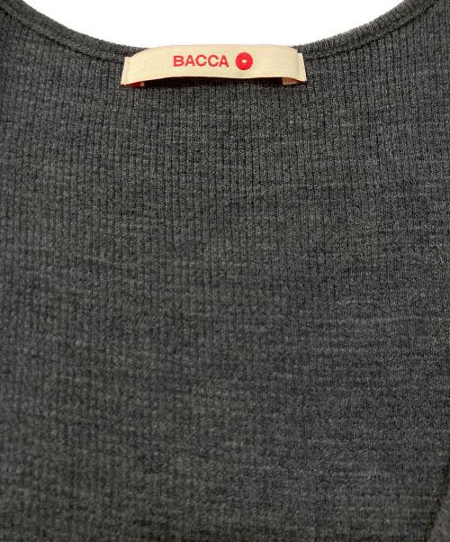 BACCA（バッカ）BACCA (バッカ) ウールワッフル ジャージータンクトップ グレー サイズ:Sの古着・服飾アイテム