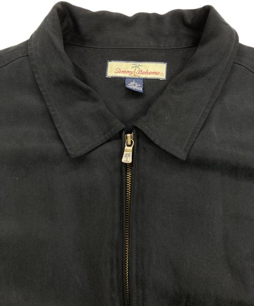 TOMMY BAHAMA（トミーバハマ）TOMMY BAHAMA (トミーバハマ) シルクスイングトップ ブラック サイズ:Lの古着・服飾アイテム