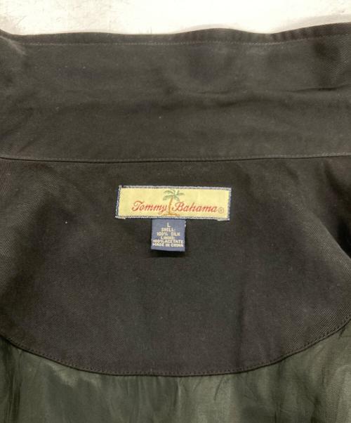 TOMMY BAHAMA（トミーバハマ）TOMMY BAHAMA (トミーバハマ) シルクスイングトップ ブラック サイズ:Lの古着・服飾アイテム