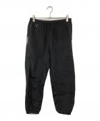 TIGHTBOOTH PRODUCTIONタイトブースプロダクション）の古着「ナイロンパンツ トラックパンツ」｜ブラック
